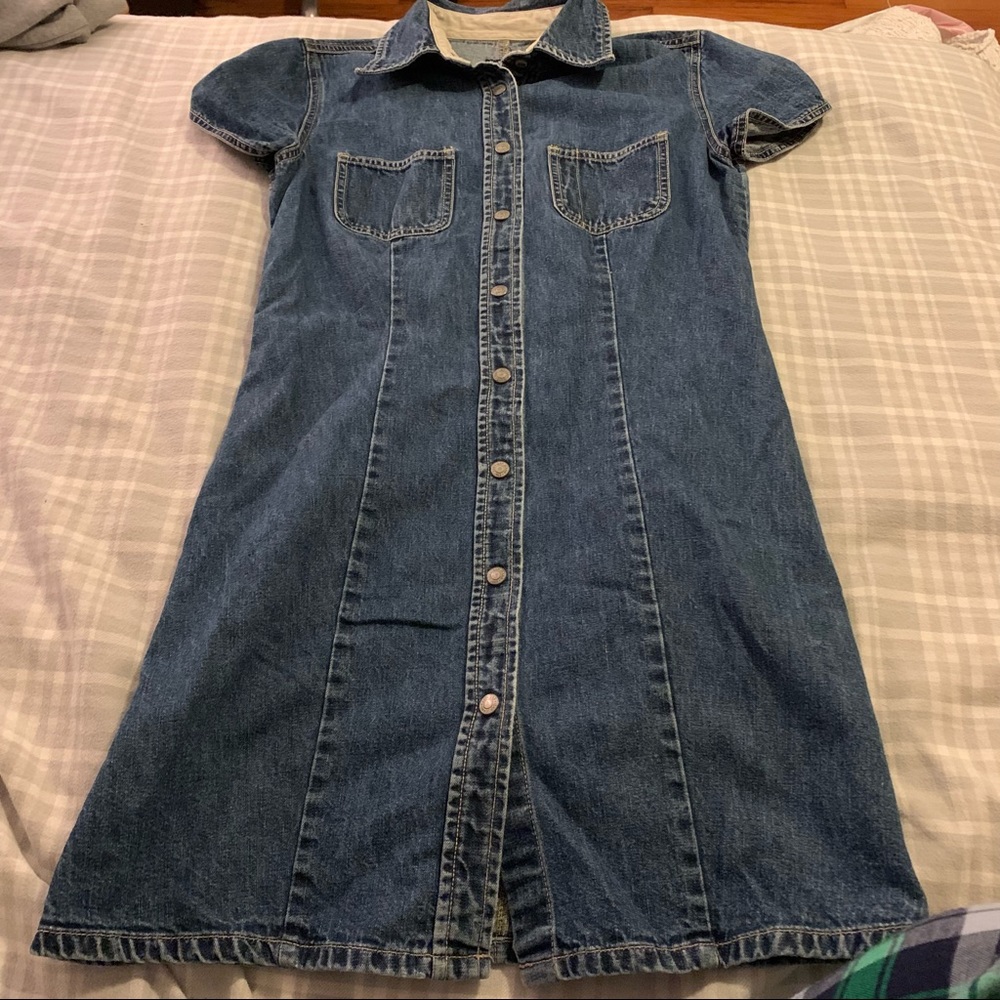 Vintage gap denim mini dress